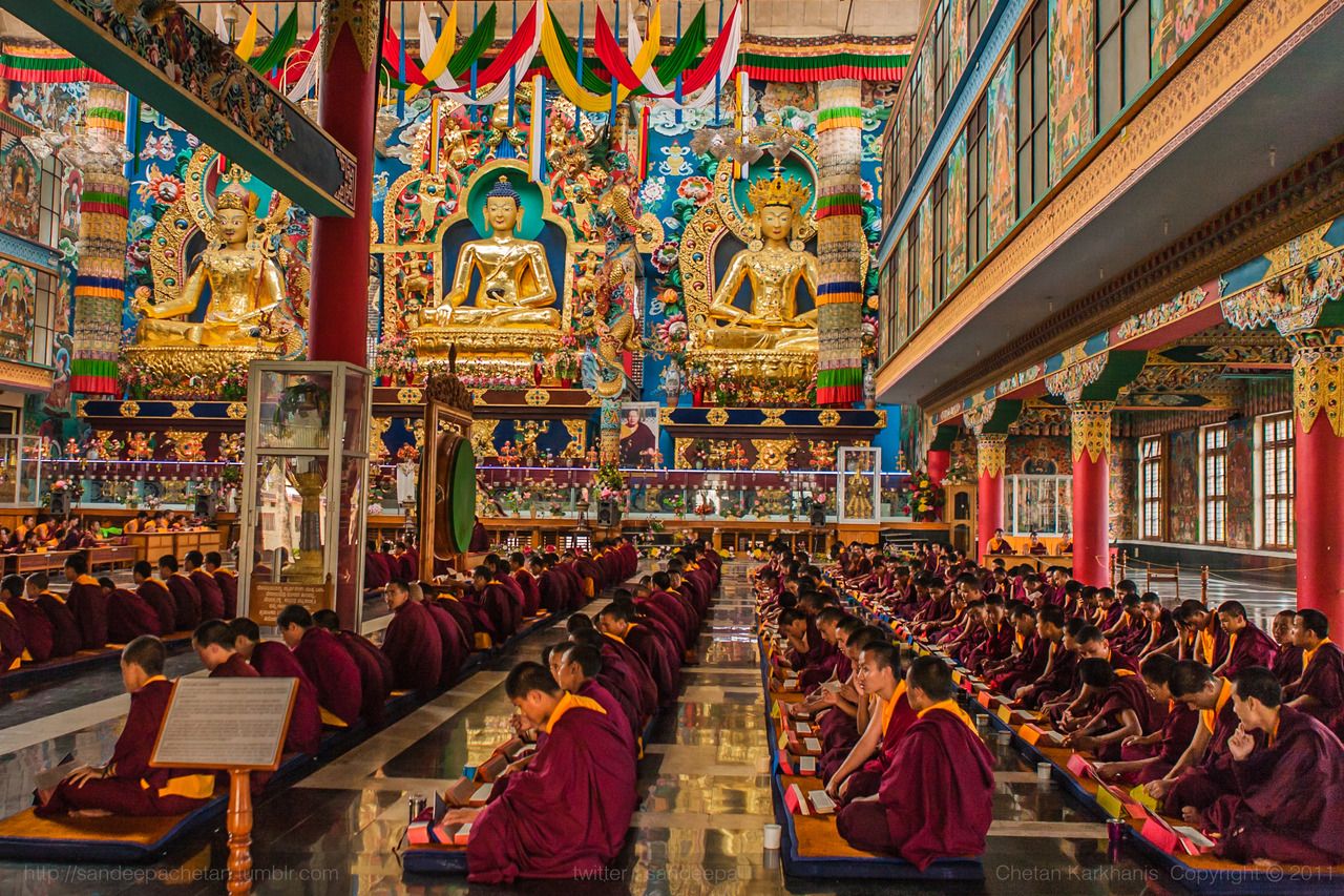 Namdroling Monastery, South India